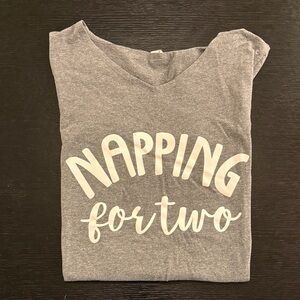 Heather Gray Maternity T-Shirt